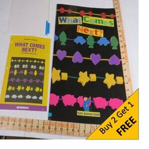 What Comes Next BIG BOOK (almost 2 feet tall) with teacher pages CLASSROOM SIZE